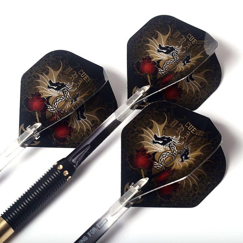 Cuesoul Dragon deluxe soft darts set, with luxury case, 16
