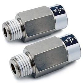 LEXOR Air Suspension 1/4NPT Check Valve (B) 2-Piece Set Check Valve Compressor Air Tool Backflow Preventer SMC Replacement DIY
