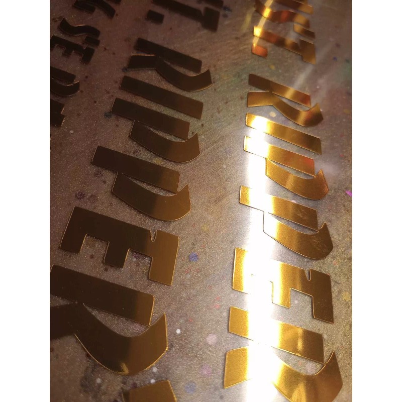 ccss FAST RIPPER bmx decals frame stickers (pair) gold