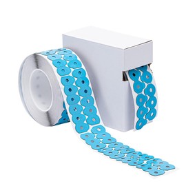 Aisitesy 1000Pcs Optical Lens Shade Pads Eyeglasses Edge Anti-Slip Eyeglasses Double Sided Adhesive Tape for Automatic Edge Handling Lenses (Black 0.71x0.91 inch) (7.09x9.45inch)