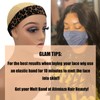 Atimiaza 2 Pcs Hairband for Wig, Leopard Lace Melting Band,