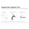 kauplus Car Door Adjuster, Hinges Adjustment Tool…