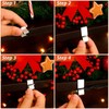 100 Pcs Lights Gutter Hook Clips for Hanging Outdoor Holiday