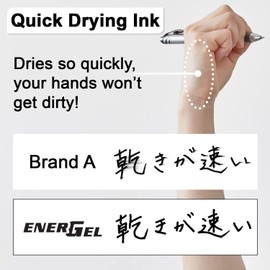 Pentel Energel Ink Refill 0.7mm Medium Nib One Pack of 12 Assorted Colour Refills (YLR7-12AST1)