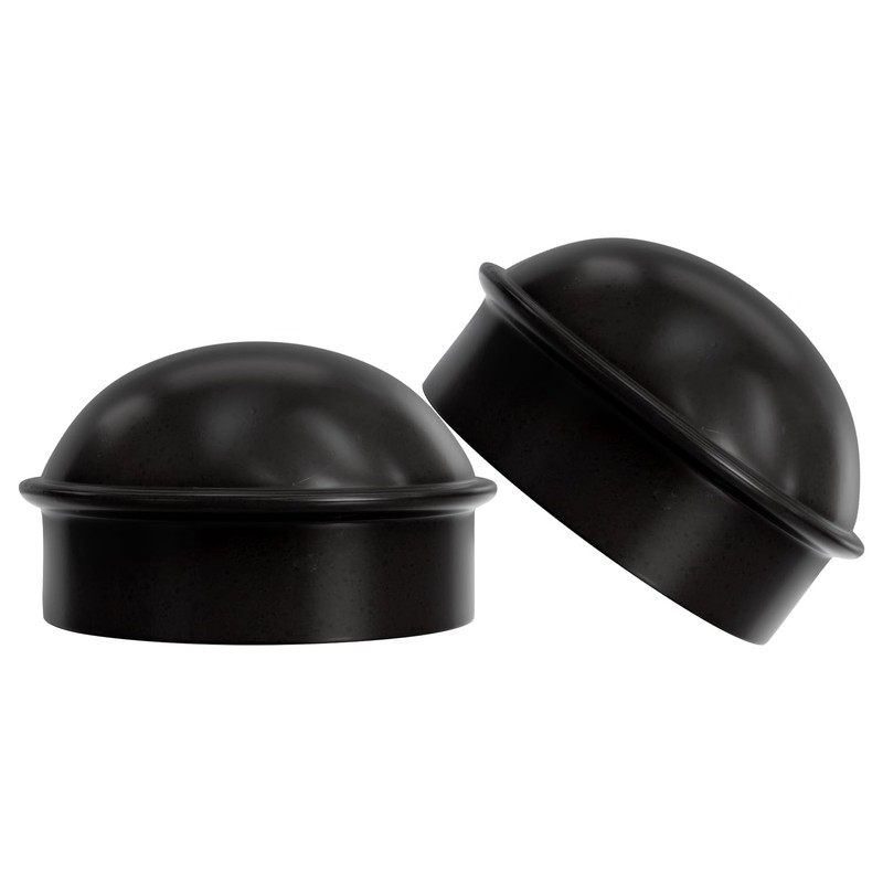 VIVIDA 4" Chain Link Post Caps, Black Post Cap for