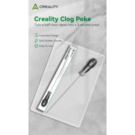 Creality Clog Poke 3D Drucker Düse Reinigungssatz, Länge 210mm Piercing Needle 3D Druckwerkzeug für 1.75mm Düsen, sauberes Hotend ohne Demontage, Unlog in Sekunden