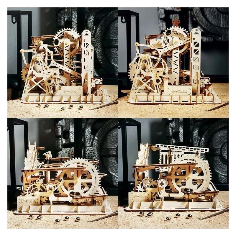 ROKR 3D Wooden Puzzle Brain Teaser Toys Mechanical Gears Kit