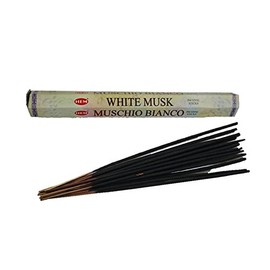 HEM: Incense stick, incense, hexagon, 3 boxes set (white musk)