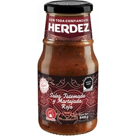 Herdez Salsa Tatemada y Martajada Roja 440 g