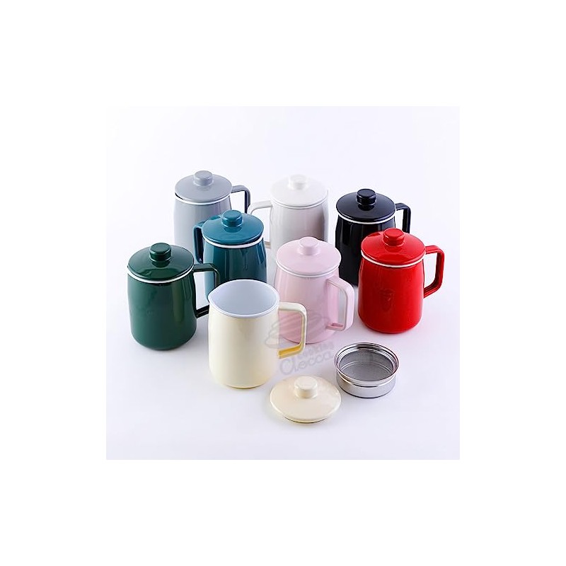 Fuji Enamel Oil Pot Enameled (Green)