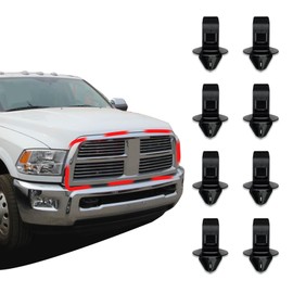 CHRYMUM 8PCS Grille Moulding Clips Replace 68213168AA Compatible with Ram 2013-2020 1500 2500 3500 4500 5500, Automotive Retainer Clips Car Accessories