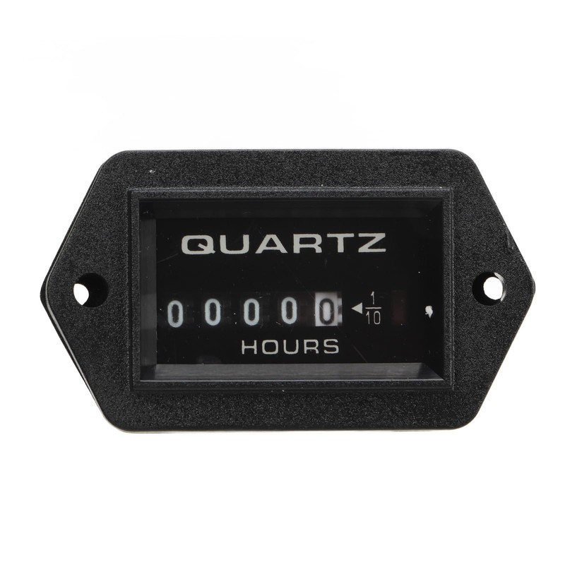 Mechanical Hour Meter DC 12V to 36V Truck Tractor Outboard
