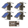 Stealth Cam Lithium Solar Power Panel (4-Pack) Bundle with Card