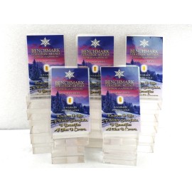 BENCHMARK STRATEGIC METALS 1/60 GRAM PURE GOLD .999 FINE BULLION 5 PACK WINTER CARD 6a