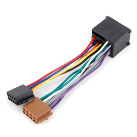 Car Radio Adapter Stereo Harness Cable ISO Plug Fits for E36 E46 E39 3-Series Compact E30 5-Series E34 7-Series 8-Series X5 E56 Z3 Z8 Defender Discovery Freelander ROVER MINI