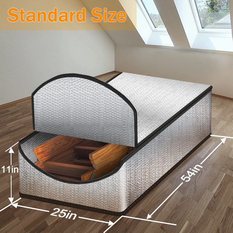 Eapele Attic Stairs Insulation Cover Tent Premium Energy Saving, 25”x54”x11”