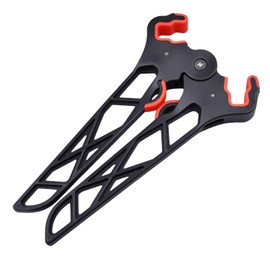 Archery Bow Stand Portable Folding Compound Bow Holder with Rubber Grip Fits Most Bows for Practice and Outdoor Shooting Accessories