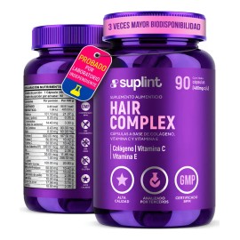 Vitaminas Para Cabello Mujer Con Biotina Y Colágeno 90 Cápsulas