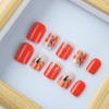 Thanksgiving Day Press on Nails Medium Square Artificial Acrylic Nail