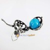 OUTLETISSIMO® UN12 Necklace with Angel Caller Harmony Ball Pendant Blue