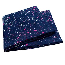 Wollhuhn Eco Children/Boys/Girls Cool Elastic Headband/Hair Band Comfortable Double Layer Jersey Many Designs (Galaxy Red)