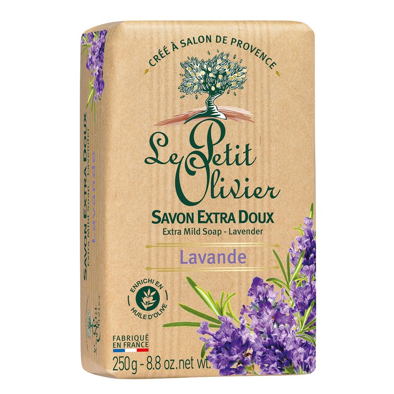 Le Petit Olivier Extra Mild Soap - Lavender - Gently