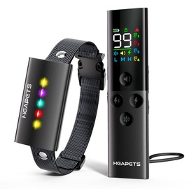 Dog Training Collar with Remote Control, 1600FT Electric Collars for Dogs 8-120 LBs, IP67 Waterproof Collar with Safe Static, Beep, Vibration, Rechargeable E-Collar for Small Medium Large Dogs, Black