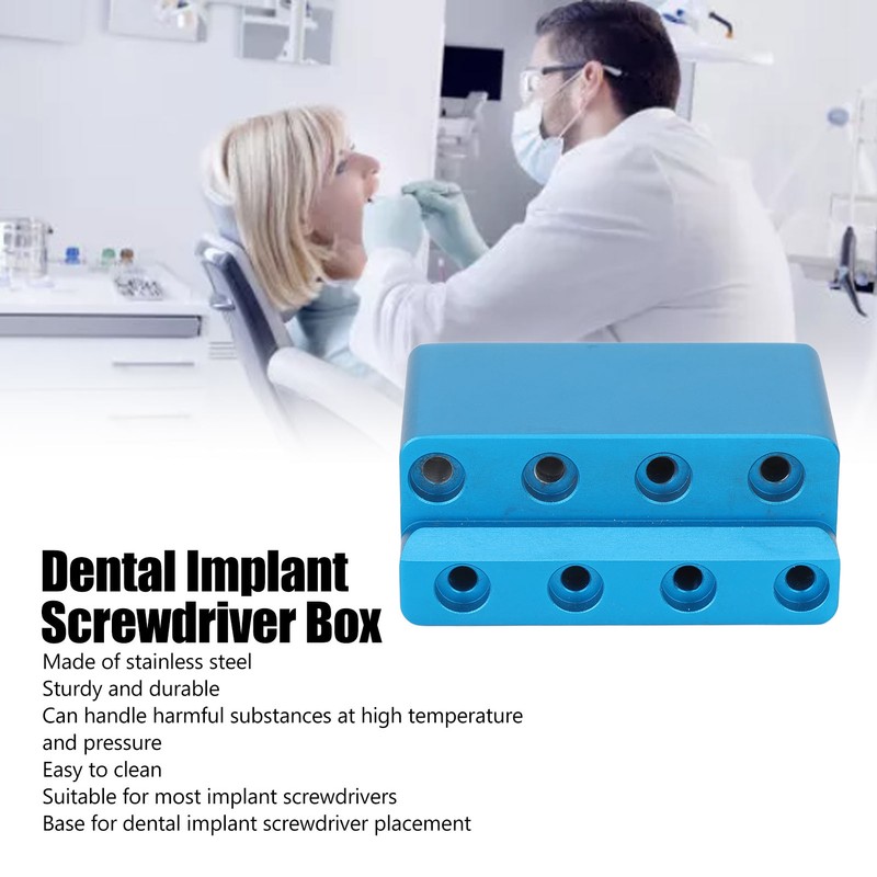 Dental Implant Screw Driver Base Stainless Steel Dentistry Tool Kit