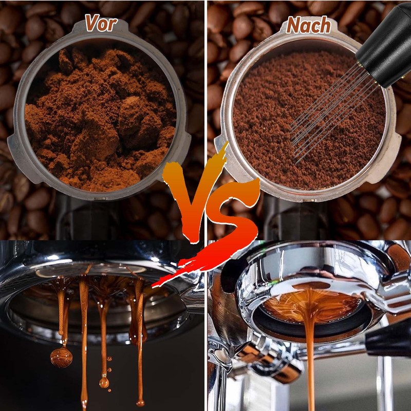 Coffee Tamper, 22-Piece Espresso Accessory Set, Barista Set, 51 mm