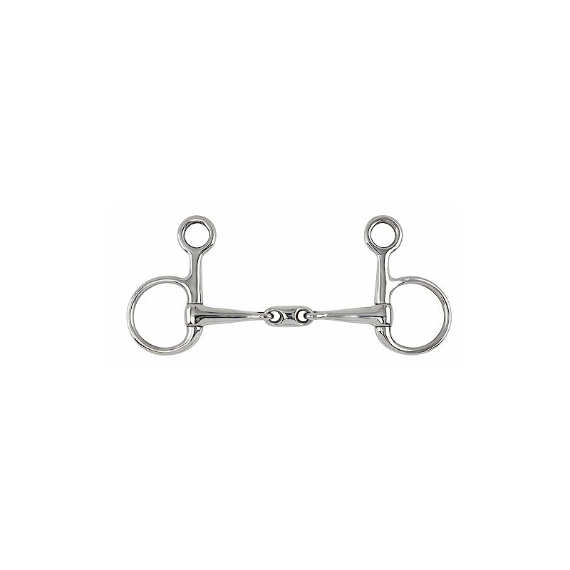 Shires Trense mit Lozenge S/STEEL 15,2 cm