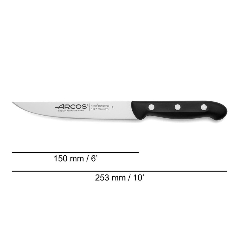 Arcos Kitchen Knife Set 4 Pieces. 3 Chef Knives and