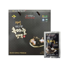 Uiseopum Uiseong Fermented Black Garlic Essence Extract Black Garlic Daily Care 365 Anti-Aging / 우슬품은 의성 발효 흑마늘 진액 엑기스 흑마늘 매일 관리365 노화방지