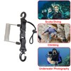 Spiral Coil Cable Anti-lost Camera Flashlights Safety Leash for Diving
