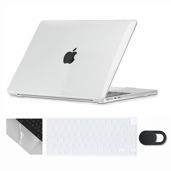 Se7enline Compatible with Clear MacBook Air M2 M3 Case 13.6
