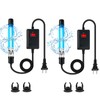 2-Pack 11W Aquarium UV Light for 55-150 Gallon Fish Tank