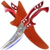 Heavy Duty Kitchen Shears by ANDONG, Kitchen Scissors,Stainless Steel Poultry