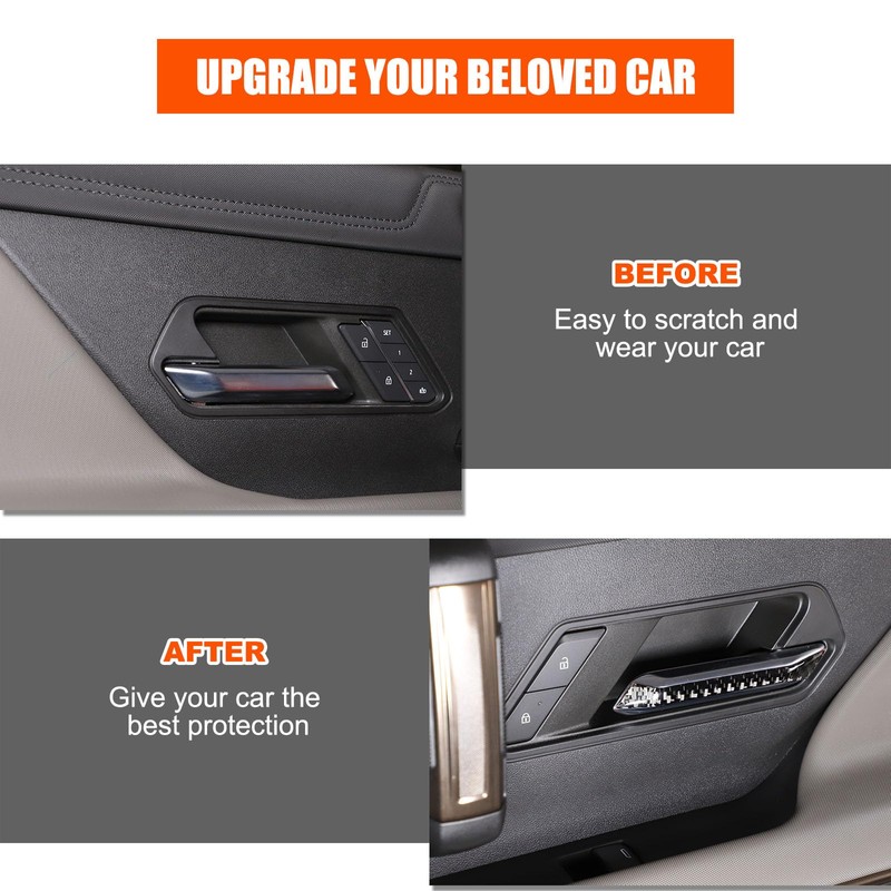 Suetlcoity for Hummer EV Accessories Inner Door Handle Bowl Panel