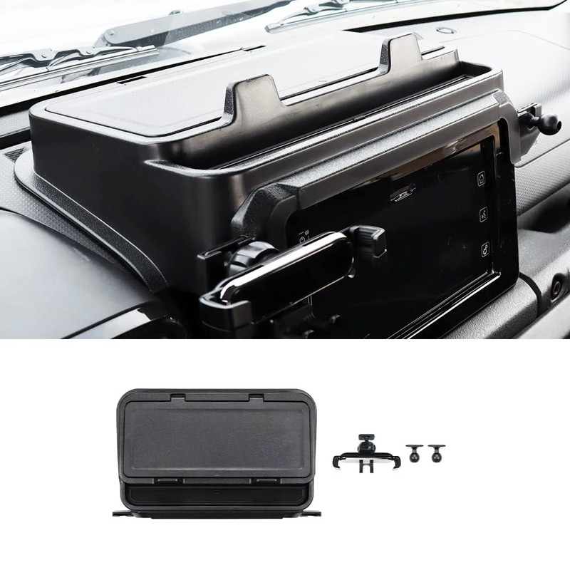 HAGEZA 7 Inch Navigation Screen Storage Box for Suzuki Jimny