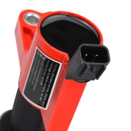 High Performance 8 PACK Straight Boot Ignition Coils 15% More Energy F-150 for Ford Lincoln Mercury V8 V10 4.6l 5.4l 6.8l Compatible with DG511 C1541 FD508-Upgrade (RED)