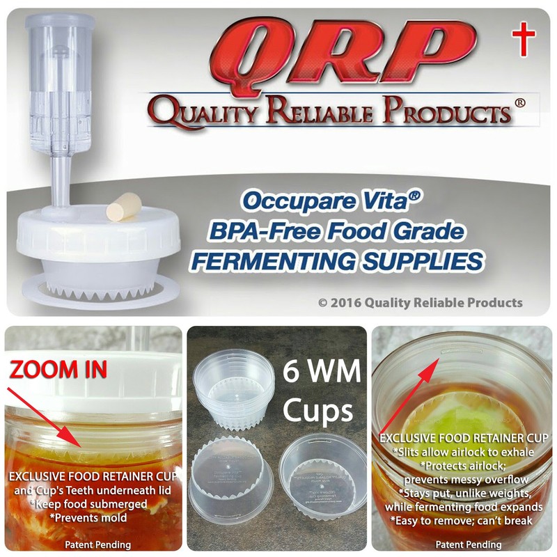 BETTER than Glass Fermentation Weights - Food Grade Plastic Mason