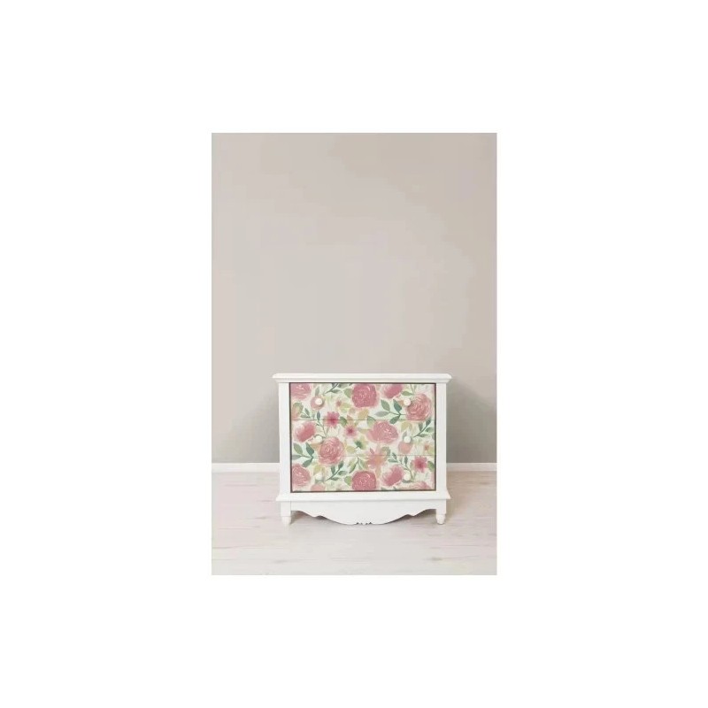 NuWallpaper Pink Audrey Vinyl Peel and Stick Wallpaper Roll 20.5