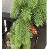 6.2Ft Christmas Garland with Lights, Christmas Greenery Pine Garland for