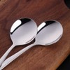 7-Inch Soup Spoons, Baikai Bouillon Spoon,18/10 Stainless Steel Finished Table