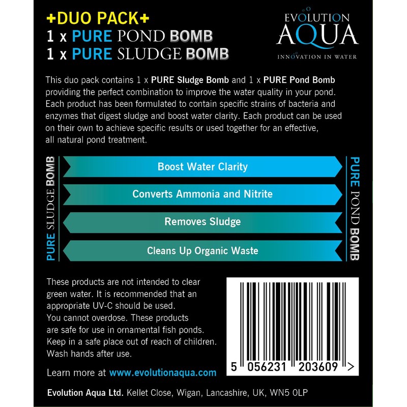 Evolution Aqua Pond Bomb & Sludge Bomb Duo Pack