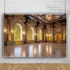 Leowefowa 10x8ft Luxurious Palace Backdrop Retro European Hall Royal Interior