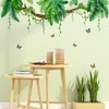 KHayRovies Tropical Palm Leaf Hanging Vine Wall Stickers Decor, Leaves