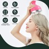 BENOBAZ Manual Scalp Massager, 4 Interchangeable Massage Heads, Handheld Head