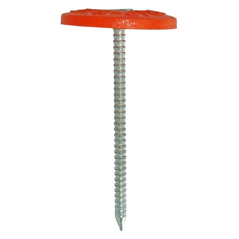 Grip-Rite 2 in. Roofing Vinyl Steel Nail Cap Round 1