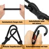 Bungee Cords with Carabiner Clips, 4 Pack Long Heavy Duty