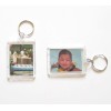RI 36 NEW PHOTO FRAME KEYCHAINS KEY CHAIN CLEAR TRANSPARENT